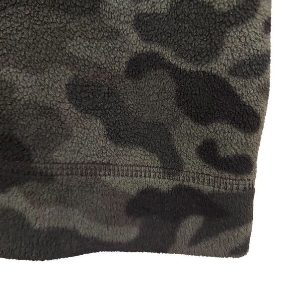 Old Navy Boys Fleece Camo Sweater 14 Green 1/4 Zip Travel Outdoor - Picture 5 of 11